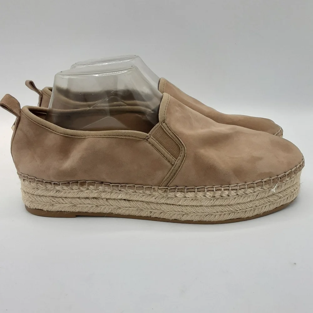 SAM EDELMAN Carrin suede platform espadrilles size 9.5.